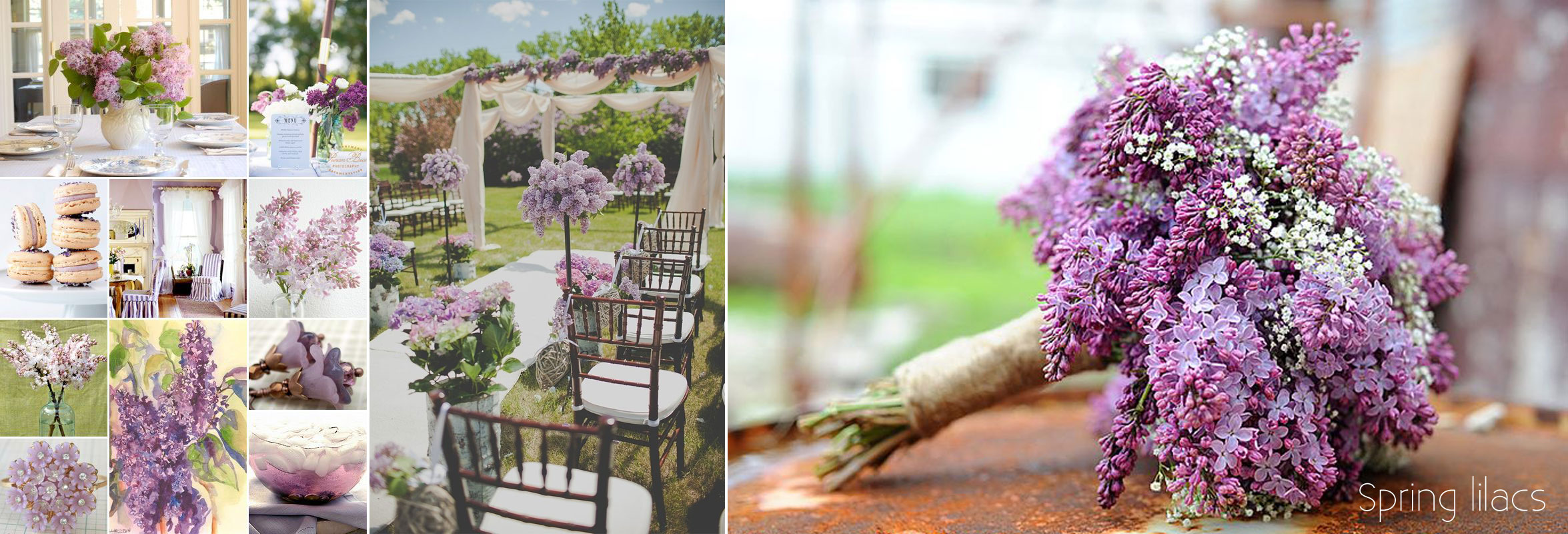 wiosenne dekoracje z bzu - poradnik ślubny