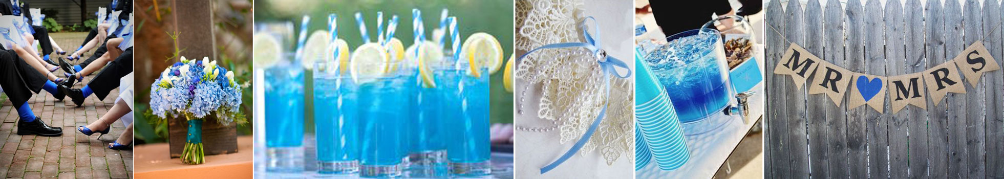 niebieskie foto inspiracje na ślub i wesele