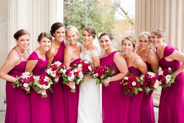 fotografia pany młodej z druchnami